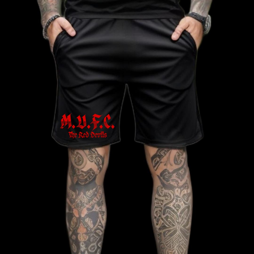 M.U.F.C. Shorts⚫️🔴