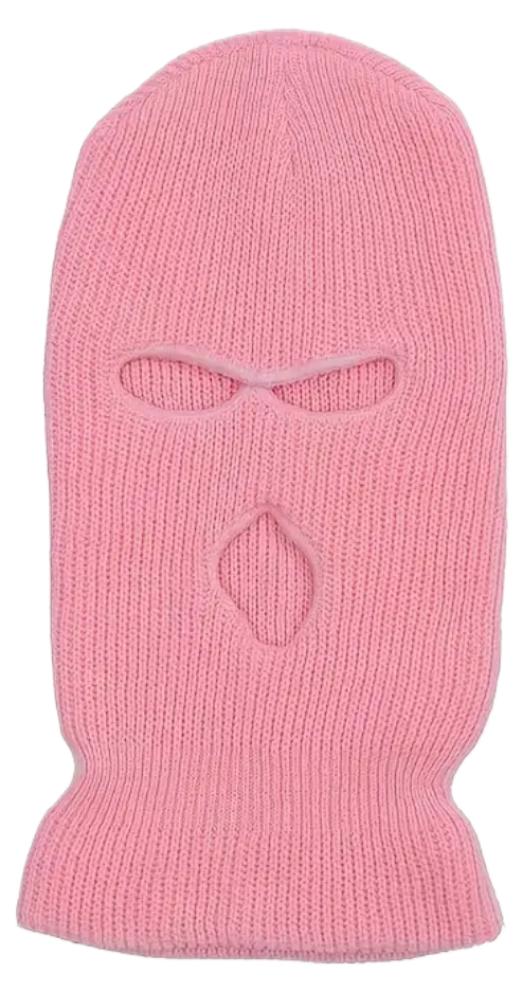 Balaclava Bomuld Lyserød