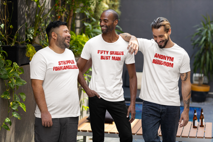 Din Polterabend Tekst -Hvid T-shirt